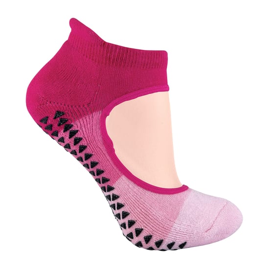 2 Paar Damen rutschfeste Grip Low Cut Unsichtbare Pilates Yoga Socken - Image 3