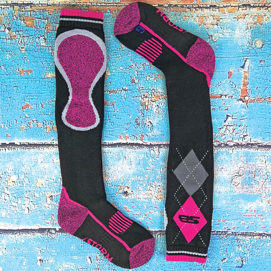 Kniehohe lange Damen-Reitstiefelsocken aus Baumwolle - Image 3