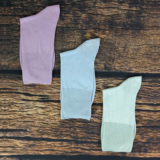 3 Paar Damen Anti Geruch Lose breite Top nicht elastische Bambus Socken - Image 3