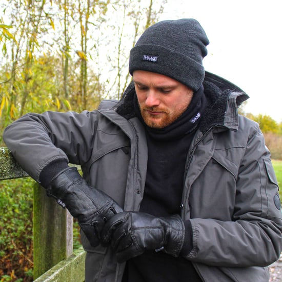 THMO - Herren Outdoor Thermal gestrickt 40g 3M Thinsulate gefüttert Beanie Hut - Image 4