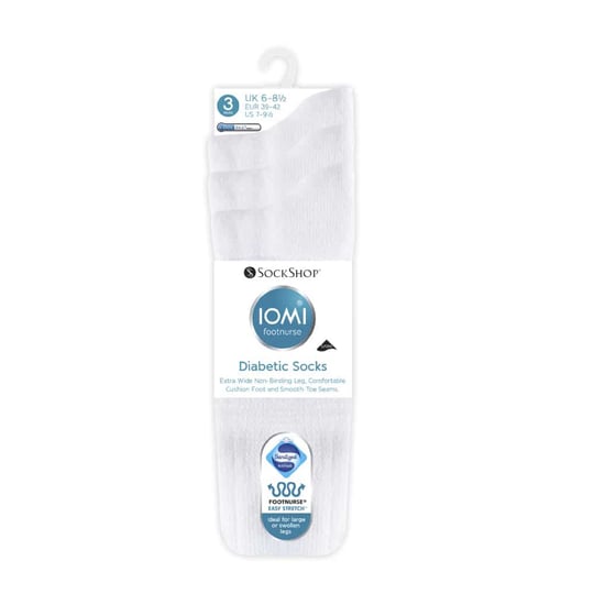3er-Pack Extra Breite Baumwolle Diabetiker Kinder Socken - Image 2