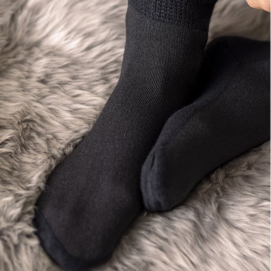 3er-Pack Extra Breite Baumwolle Diabetiker Kinder Socken - Image 3