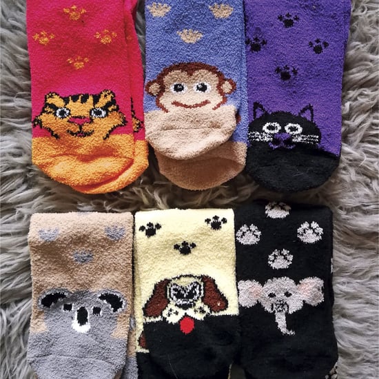 Damen / Damen flauschige Anti-Rutsch-Socken mit Tiermotiven - Image 3
