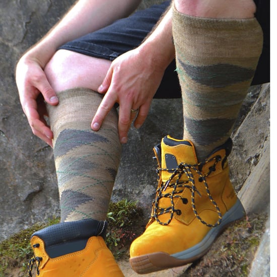 3 Paar Herren Extra Lange Kniehohe Argyle Lambs Wool Dress Socken - Image 3