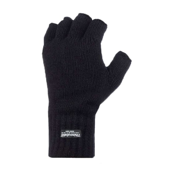 Herren 3M Thinsulate 40 Gramm Thermoisolierung Schwarz Fingerlose Handschuhe - Image 2