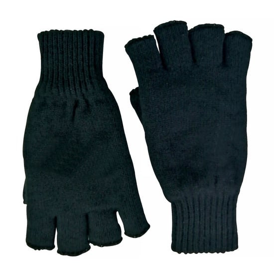 Herren 3M Thinsulate 40 Gramm Thermoisolierung Schwarz Fingerlose Handschuhe - Image 3