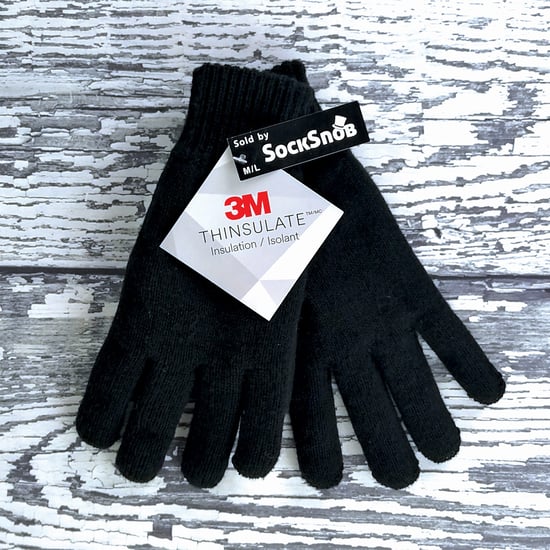 Herren 3M Schwarz Thinsulate Thermal gefüttert Winterhandschuhe - Image 5