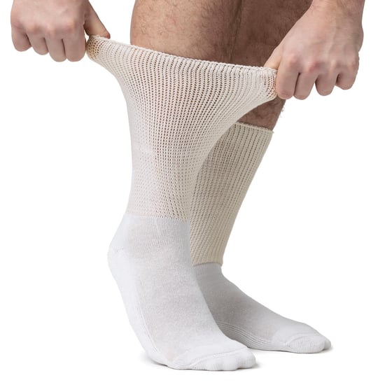 IOMI - 3 Paar Diabetiker-Socken für geschwollene Beine - Image 3