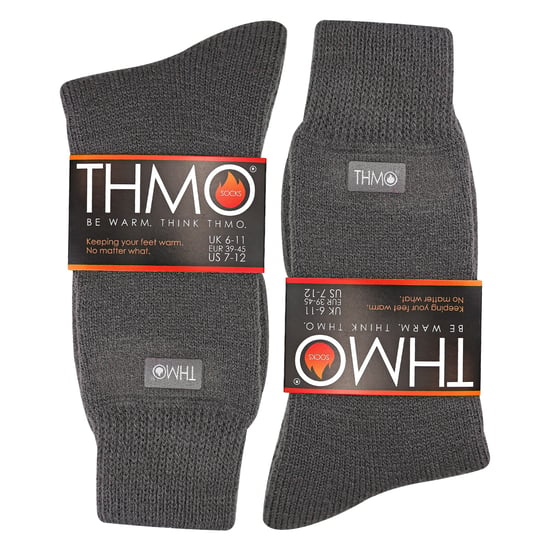 THMO - 1 Paar Herren dicke Fleece gefütterte warme Thermo-Socken für den Winter - Image 2