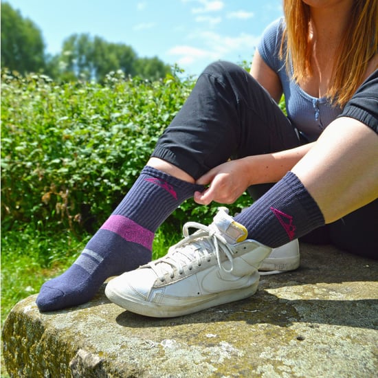 3 Paar Damen Anti Blister Baumwolle Wandern Socken mit gepolsterter Sohle - Image 3