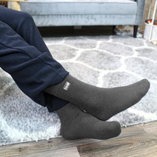 THMO - 1 Paar Herren dicke Fleece gefütterte warme Thermo-Socken für den Winter - Image 3