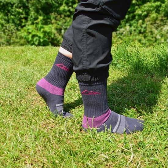 3 Paar Damen Anti Blister Baumwolle Wandern Socken mit gepolsterter Sohle - Image 4