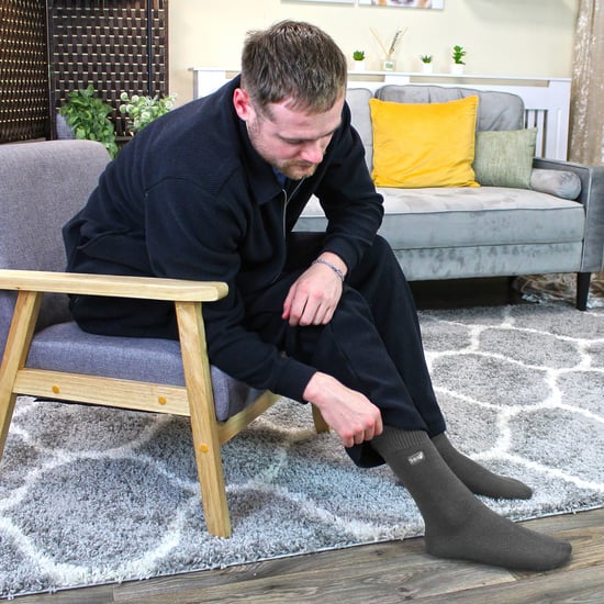 THMO - 1 Paar Herren dicke Fleece gefütterte warme Thermo-Socken für den Winter - Image 4