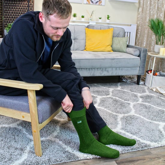 THMO - 1 Paar Herren dicke Fleece gefütterte warme Thermo-Socken für den Winter - Image 5
