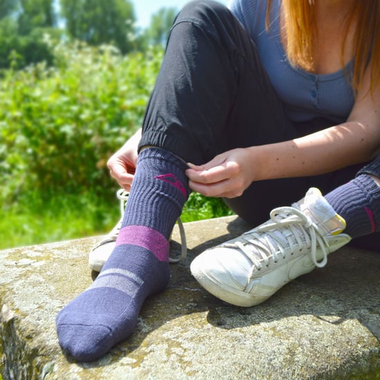 3 Paar Damen Anti Blister Baumwolle Wandern Socken mit gepolsterter Sohle - Image 5