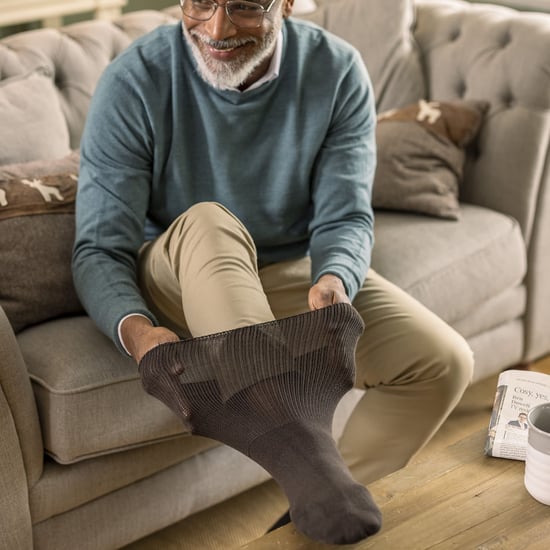 Herren & Damen Extra Wide Soft Cotton Oedema Socken für geschwollene Füße - Image 3