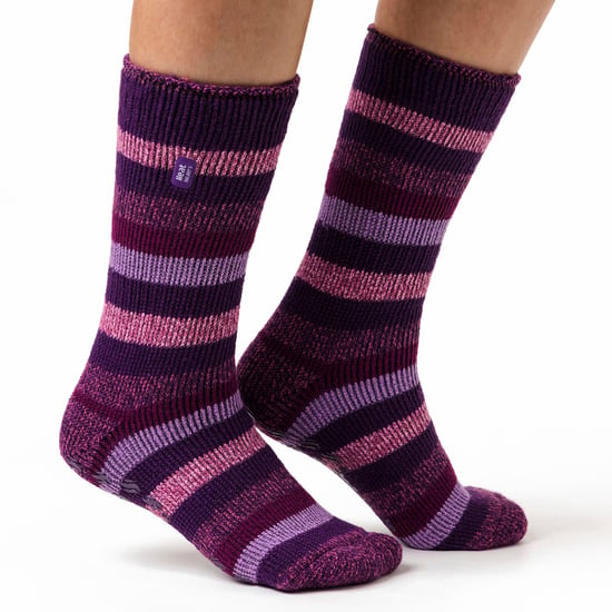 HEAT HOLDERS - Rutschfeste Damen-Thermo-Slipper-Socken mit Griffen - Image 3