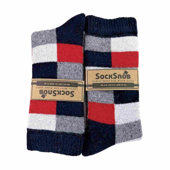 Sock Snob - Atmungsaktive Socken aus Wollmischung mit Karomuster - Image 2