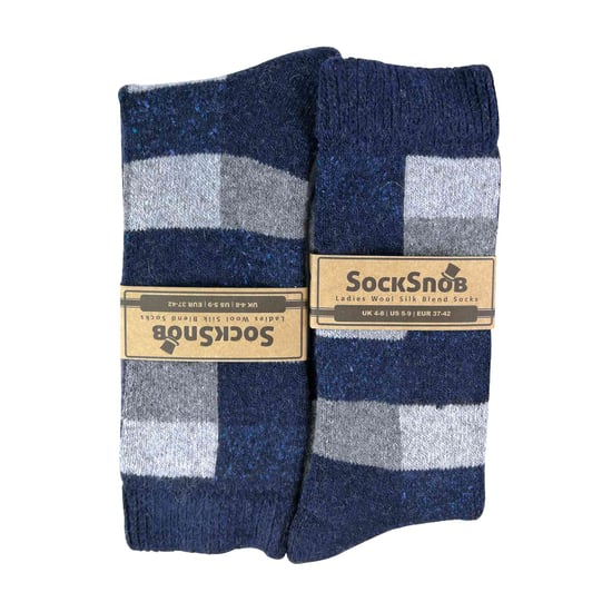 Sock Snob - Atmungsaktive Socken aus Wollmischung mit Karomuster - Image 2