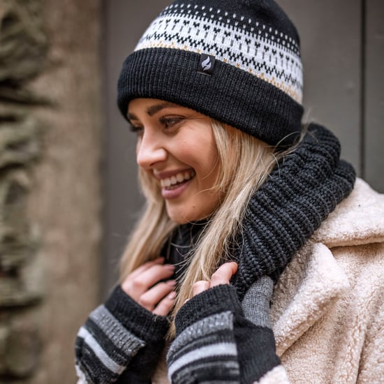 HEAT HOLDERS - Damen / Frauen gestrickte Beanie Bommelmütze mit Pom Pom - Image 3