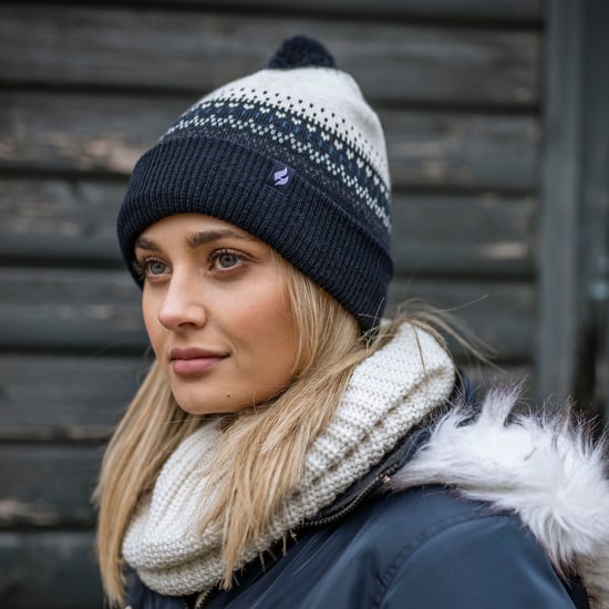 HEAT HOLDERS - Damen / Frauen gestrickte Beanie Bommelmütze mit Pom Pom - Image 4