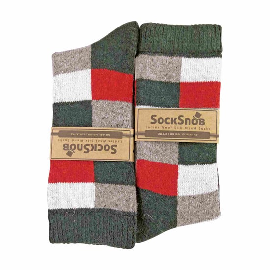 Sock Snob - Atmungsaktive Socken aus Wollmischung mit Karomuster - Image 2