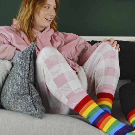 THMO - Herren & Damen Warme Thermische Rutschfeste Regenbogen Socken für den Winter - Image 5