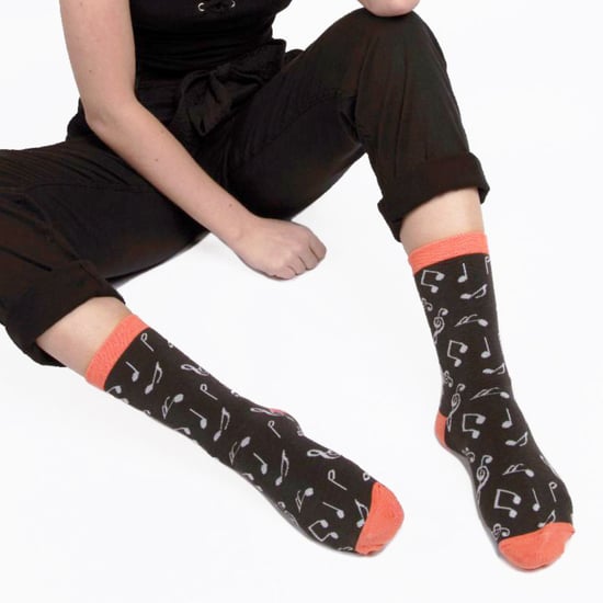 Miss Sparrow - Damen Bambus Socken | Neuheit gemusterten gestreiften Polka Dot Socken | Atmungsaktiv weich | Geschenke für Sie - Bright Thick Stripe - Image 4