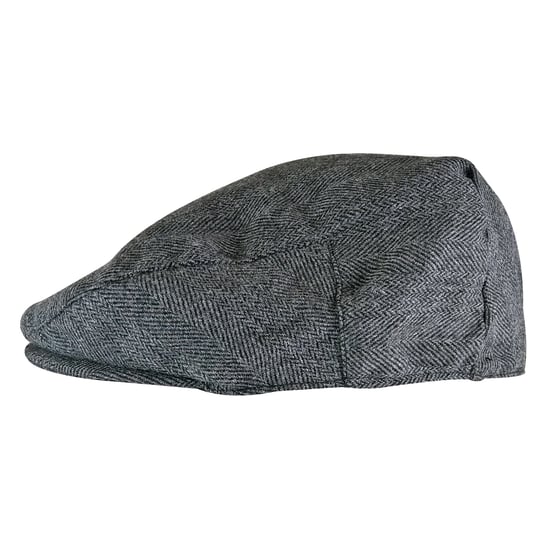 Traditionelle flache Herrenmütze aus Wollmischung mit Karomuster - Image 3