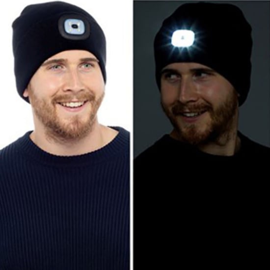 Erwachsene / Herren Winterstrickmütze mit LED-Leuchtfackel - Image 4