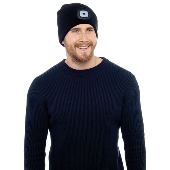 Erwachsene / Herren Winter-Strickmütze mit LED-Leuchtfackel - Image 3