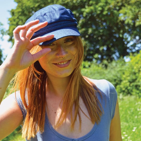 Damen Baumwolle Peaked Denim oder Kord Baker Boy Hut Fiddler Cap - Image 4