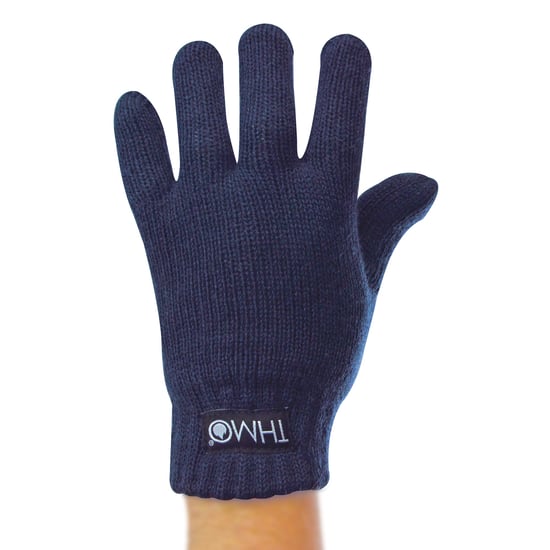 Thinsulate-Kinderhandschuhe für den Winter | THMO | Jungen & Mädchen gestrickte Thermo-Vollfingerhandschuhe für Kinder - Blau - Image 3