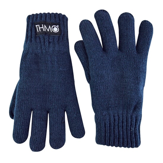 Thinsulate-Kinderhandschuhe für den Winter | THMO | Jungen & Mädchen gestrickte Thermo-Vollfingerhandschuhe für Kinder - Blau - Image 5