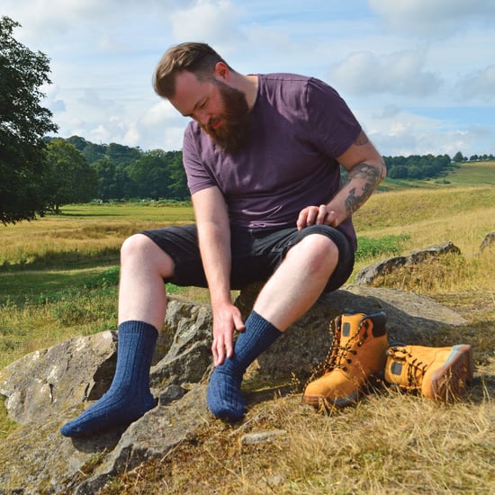 3 Paare Herren gepolsterte Sohle Wolle Mischung Wandern Socken für Stiefel - Image 5