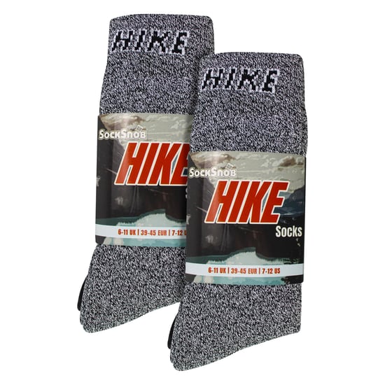Sock Snob - 6 Paar HIKE Herren Sommer atmungsaktiv Baumwolle Wandern Socken - Image 2