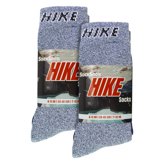 KS SPORT - Homme Randonnée Chaussettes avec Merinos Laine pour Trekking - Pack 2 - Image 2