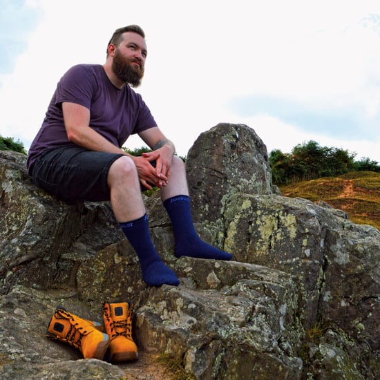 KS SPORT - Homme Randonnée Chaussettes avec Merinos Laine pour Trekking - Pack 2 - Image 5