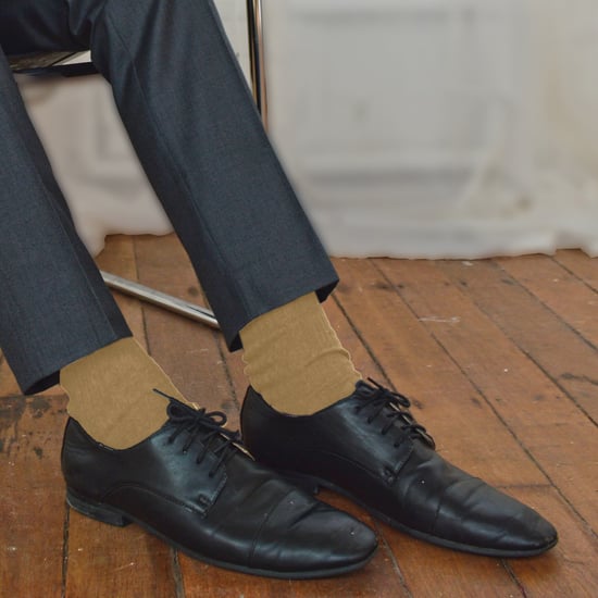 6 Paar Herren atmungsaktiv Baumwolle nicht elastisch lose breite Top Kleid Socken - Image 4
