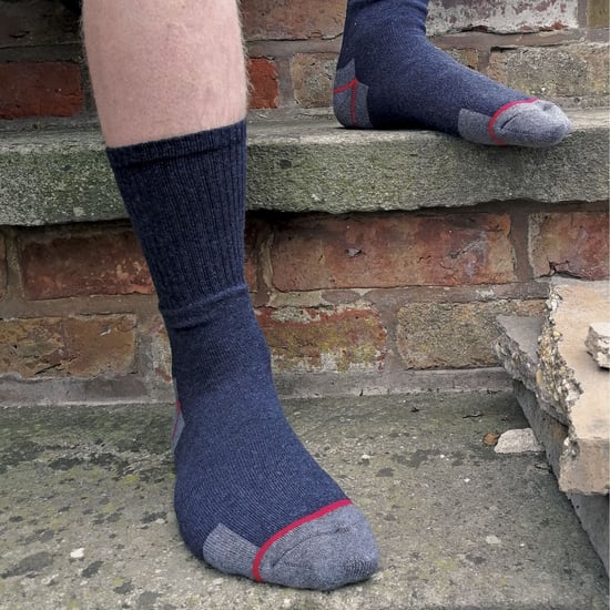 Herren gepolstert Baumwolle Low Cut Knöchel Arbeit Socken für Stahl Toe Boots - Image 4