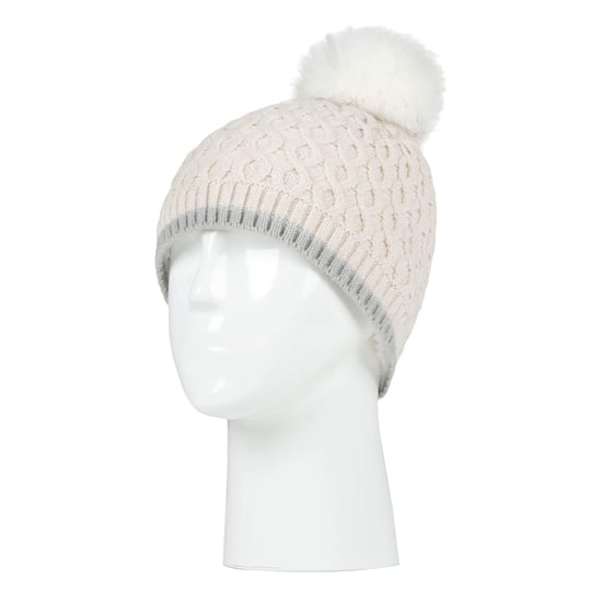 Wärmehalter - Thermoisolierte Pom Pom Bommelmütze und Handschuhe für Mädchen | bunte Pastellfarben - Buttercreme - Image 3