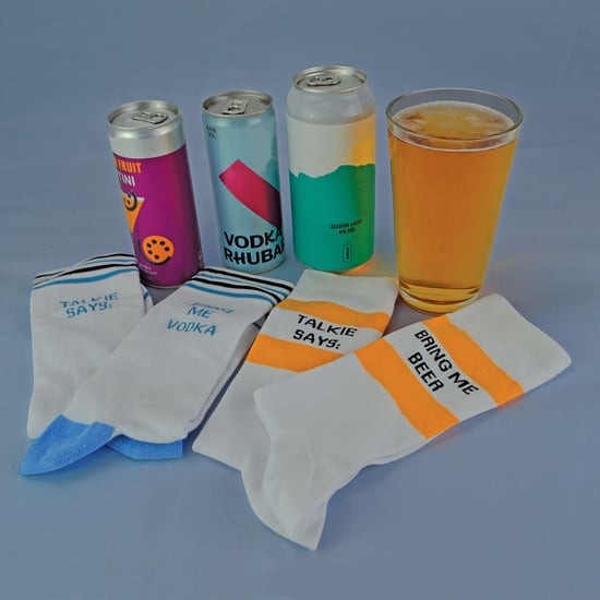 TALKIE SOCKS - Unisex Baumwolle Neuheit Bring Me Beer & Vodka Socken - Image 3