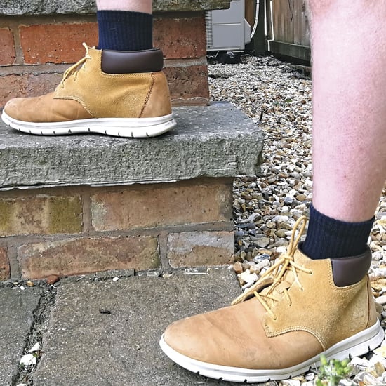 Herren gepolstert Baumwolle Low Cut Knöchel Arbeit Socken für Stahl Toe Stiefel - Image 4