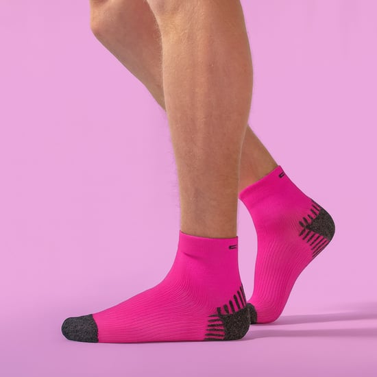 COMODO - Unisex Chaussettes de Contention pour Running Compression pour Sport - Rose Néon - Image 3