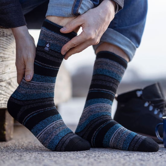 Wärmehalter - Herren extra dicke Thermosocken für den Winter | Warme flauschige Fleece isolierte Socken | Geschenke für Männer - Navy (Dublin) - Image 4