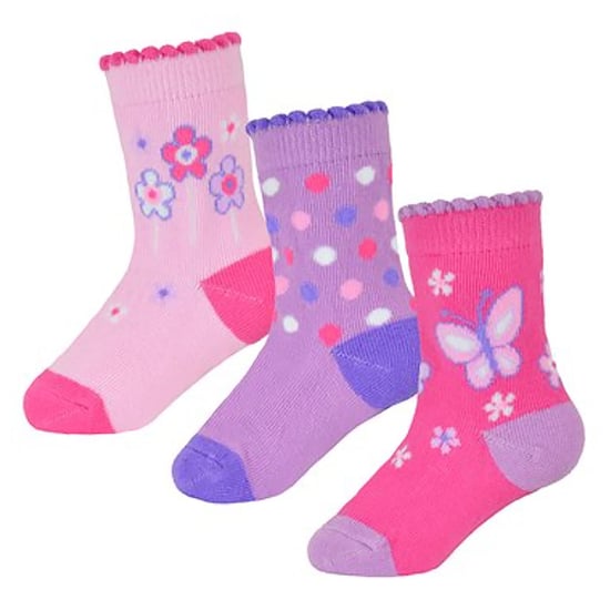 6 Paar Baby Mädchen Schmetterling Design Socken | Socken Snob | Weiche bequeme Tier Socken für Kleinkinder - Tier - Image 3