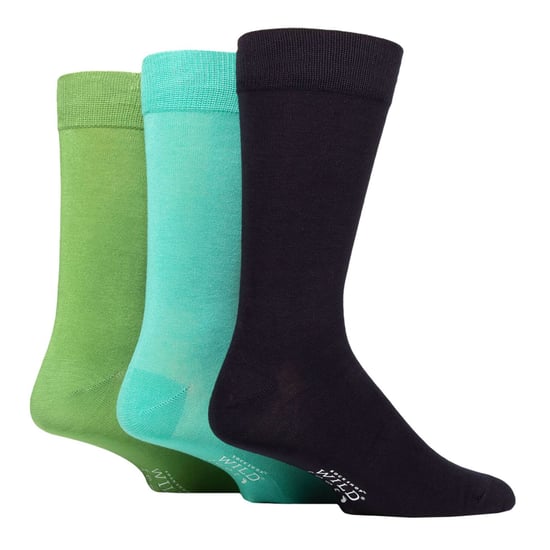 3er-Pack Herren Einfarbige Bambussocken - Image 1