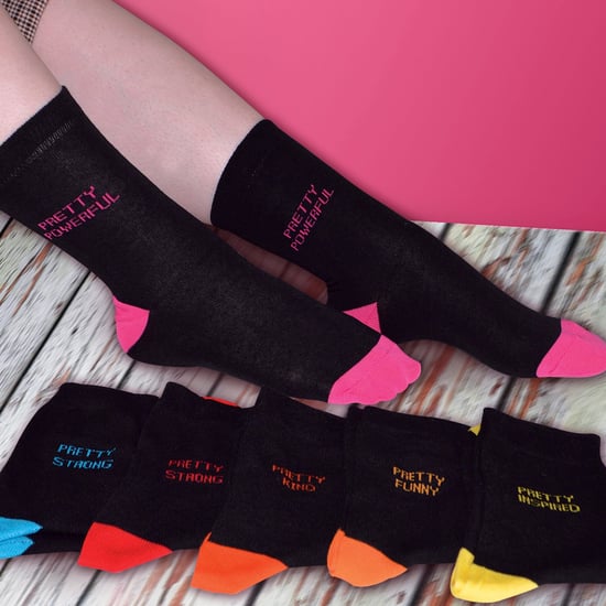 Pretty Womens 6 Paar Socken Pack glücklich bunte Art lustige Socken - Image 5