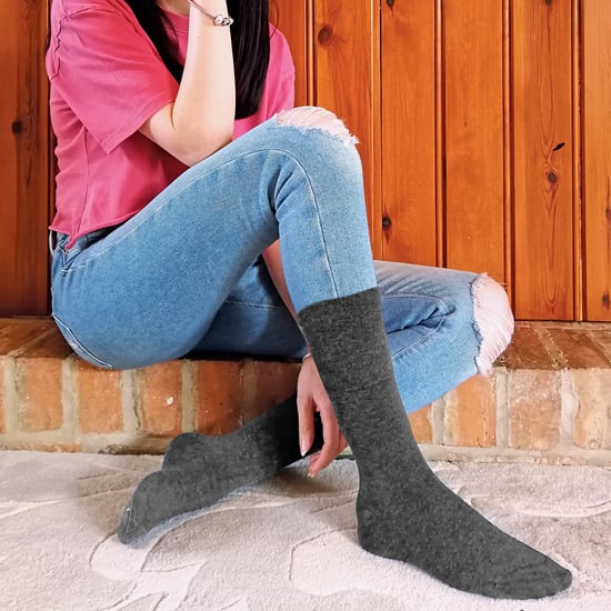 12 Pack Damen nicht elastische thermische diabetische Socken | Socken Snob | Frauen Soft Top Socken für schlechte Durchblutung - Pink - Image 3
