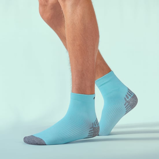 COMODO - Unisex Chaussettes de Contention pour Running Compression pour Sport - Menthe - Image 3